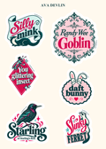 Ava Devlin animals physical stickers