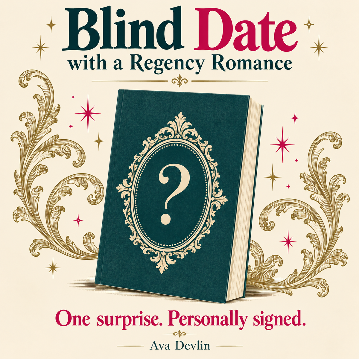 Illustrative mystery-book artwork. One signed standard-edition paperback; actual cover varies.